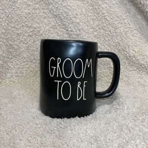 Rae Dunn Groom To Be Black Bridal Coffee Mug